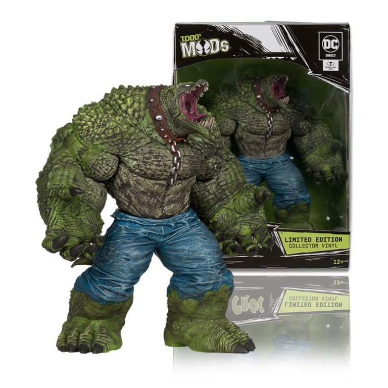 Killer Croc (Todd&rsquo;s Mods) Limited Edition Collector Vinyl 4.5&Prime; Posed Figure