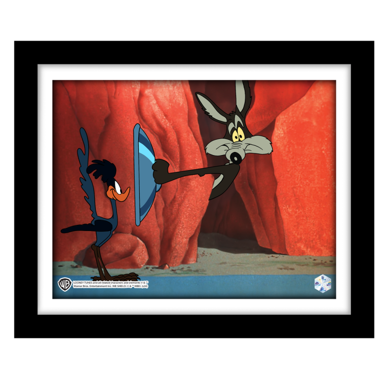 Fast and Furry-ous #1005 (Looney Tunes Animation Cel Art Scene)