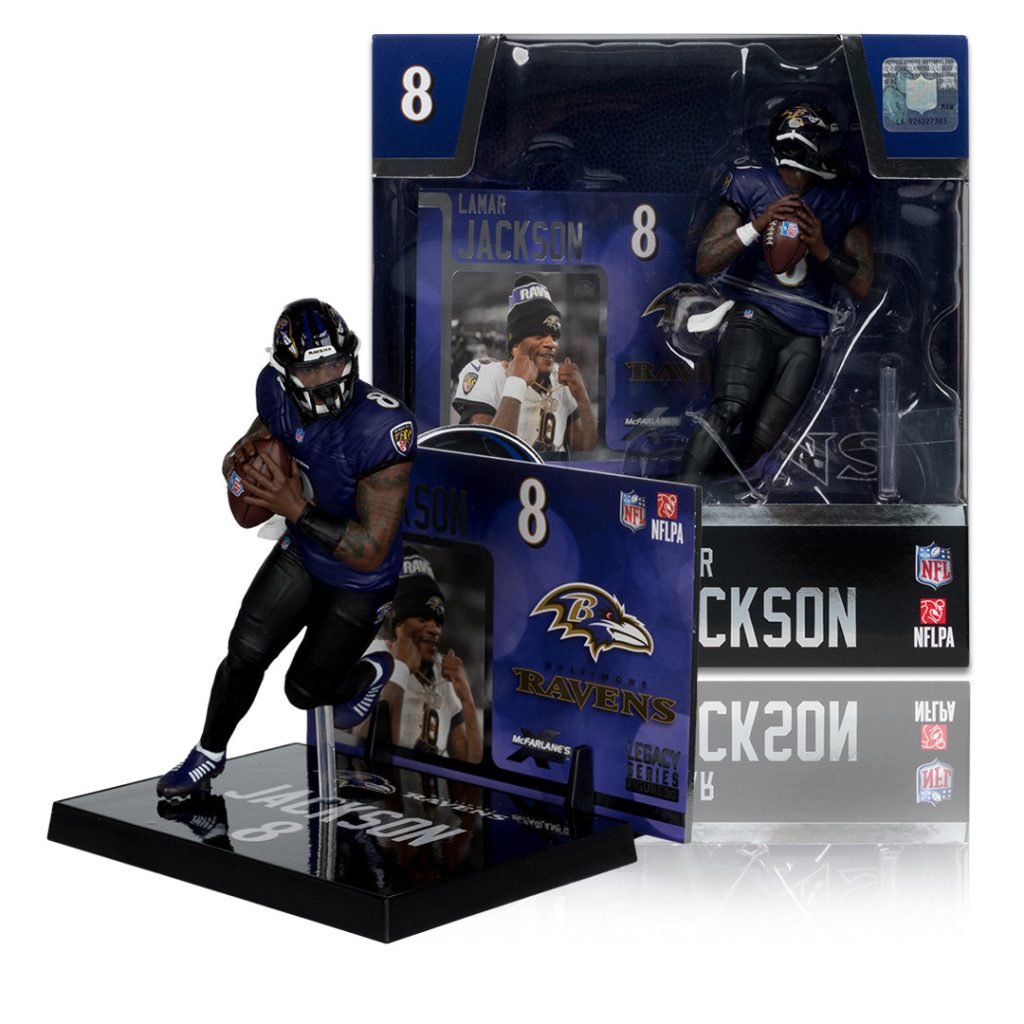 Lamar Jackson w/Alternate Jersey (Baltimore Ravens) NFL 7&Prime; Figure McFarlane&rsquo;s SportsPicks