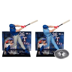 Wyatt Langford (Texas Rangers) MLB Bundle (2) Regular and Platinum CHASE 7" Figures McFarlane's SportsPicks