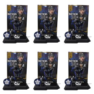Auston Matthews w/Third Jersey (Toronto Maple Leafs) Gold Label NHL Factory Sealed Case (6)