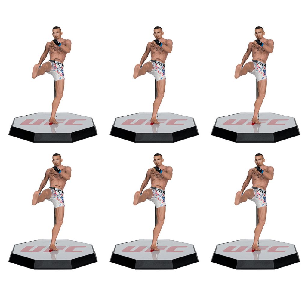 Max Holloway (UFC) 7&Prime; Gold Label Factory Sealed Case (6) w/Digital Collectibles Exclusive