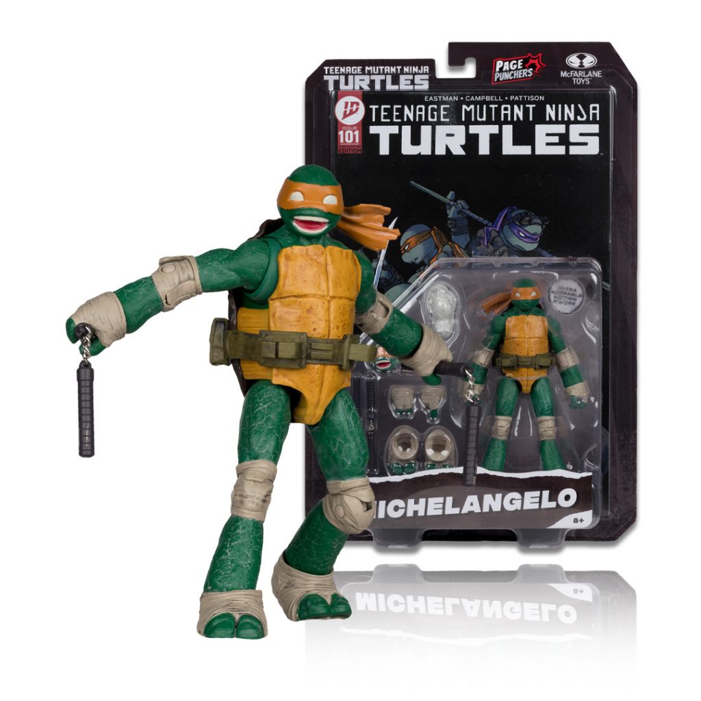 Michelangelo (Page Punchers: Teenage Mutant Ninja Turtles) 5&Prime; Figure w/Comic