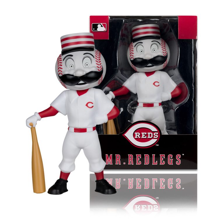 Mr Redlegs (Cincinnati Reds) 8&Prime; Vinyl Mascot Figure