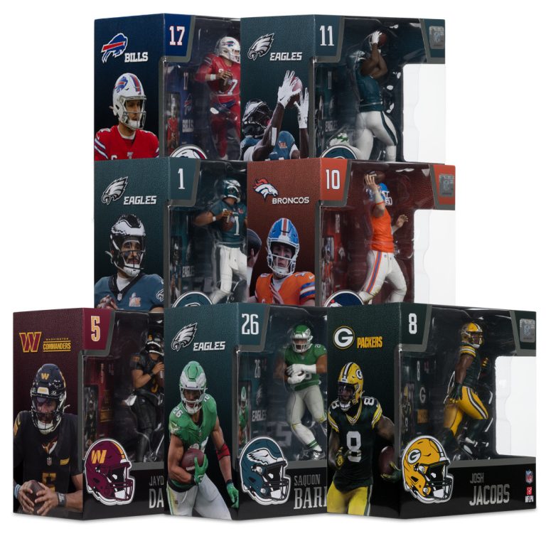 NFL Legacy Series # 45-51 Bundle (7) 7&Prime; Figures