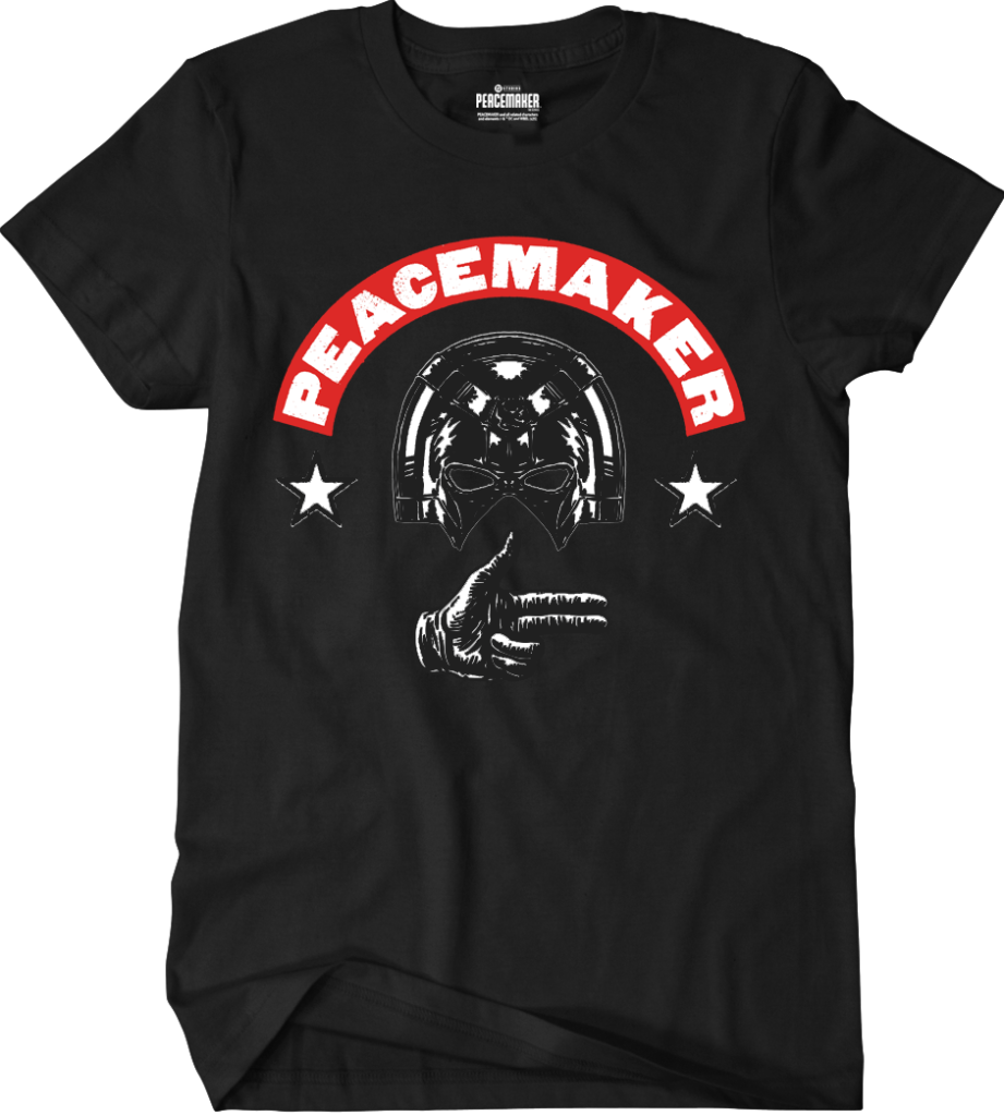 Peacemaker Finger Guns T-Shirt (Black) Peacefest Exclusive