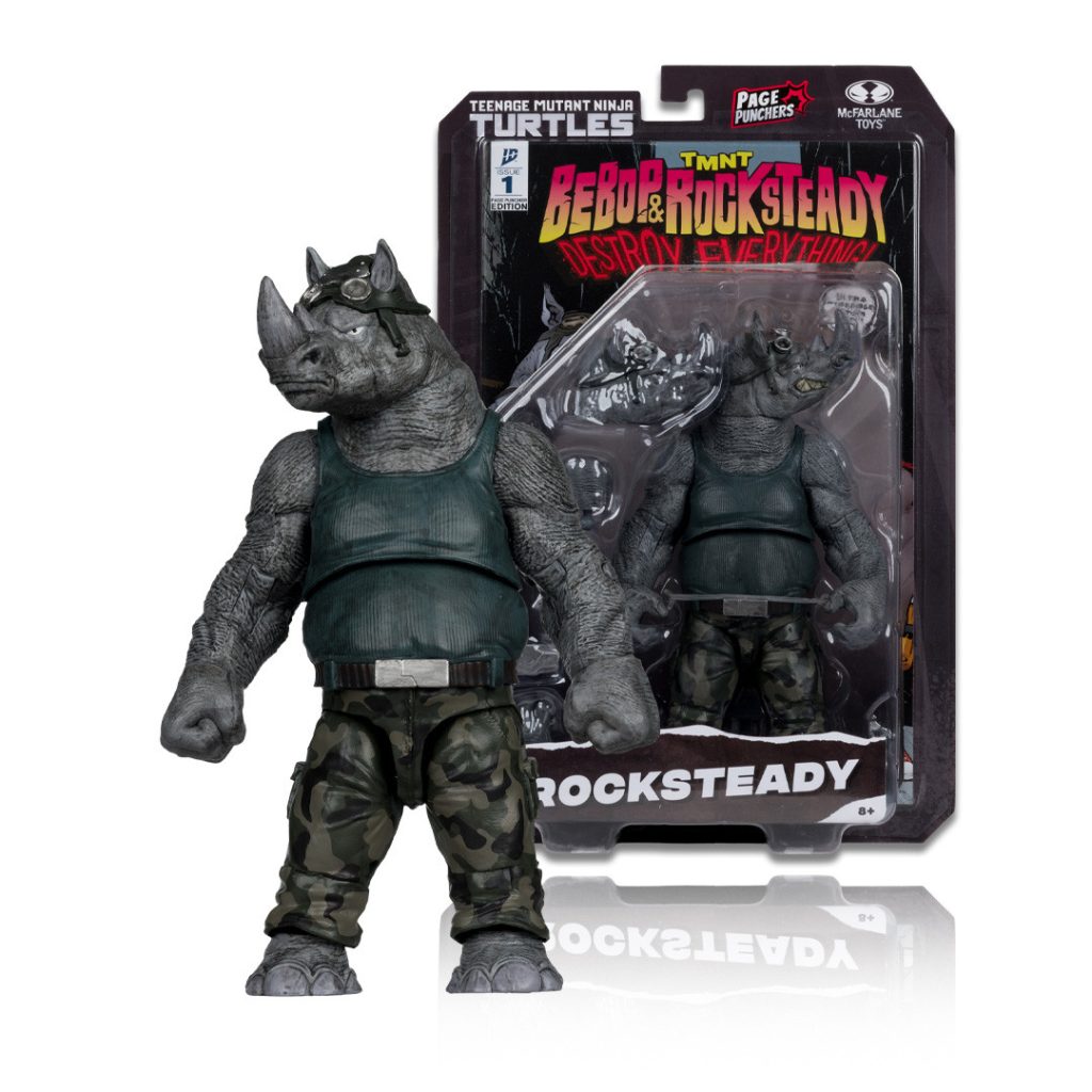 Rocksteady (Page Punchers: Teenage Mutant Ninja Turtles) 5&Prime; Figure w/Comic