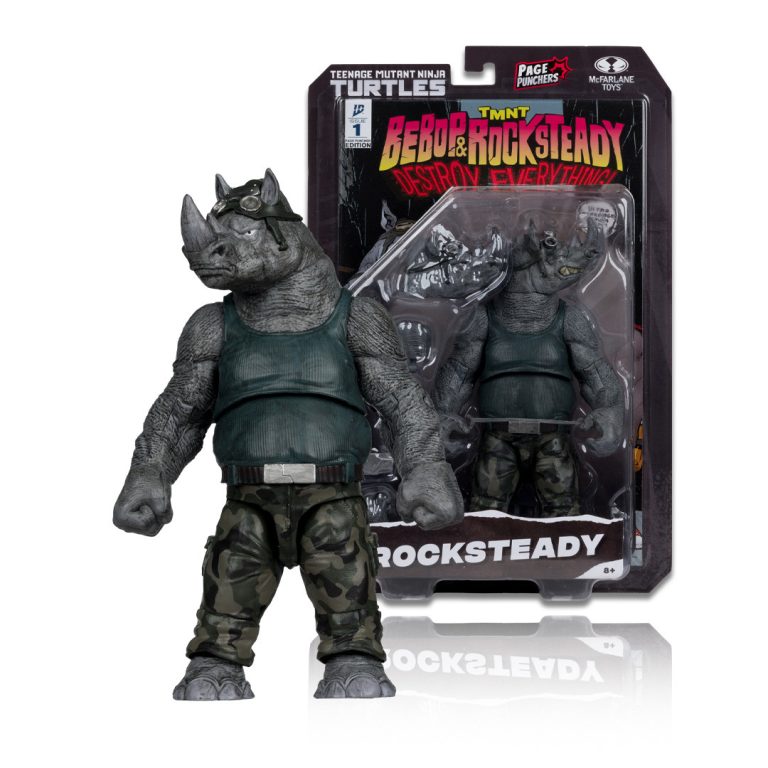 Rocksteady (Page Punchers: Teenage Mutant Ninja Turtles) 5&Prime; Figure w/Comic