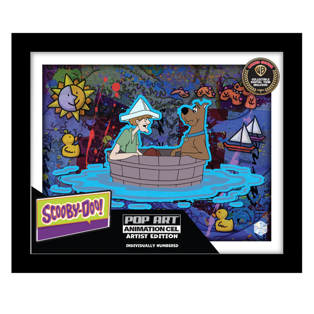 Go Away Ghost Ship #1102 (Scooby-Doo Animation Cel Art Scene)