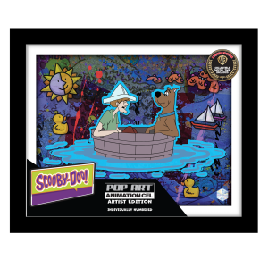 Go Away Ghost Ship #1102 (Scooby-Doo Animation Cel Art Scene)