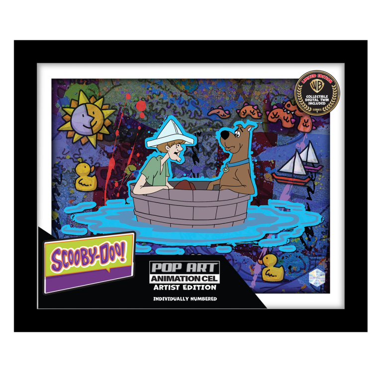 Go Away Ghost Ship #1102 (Scooby-Doo Animation Cel Art Scene)