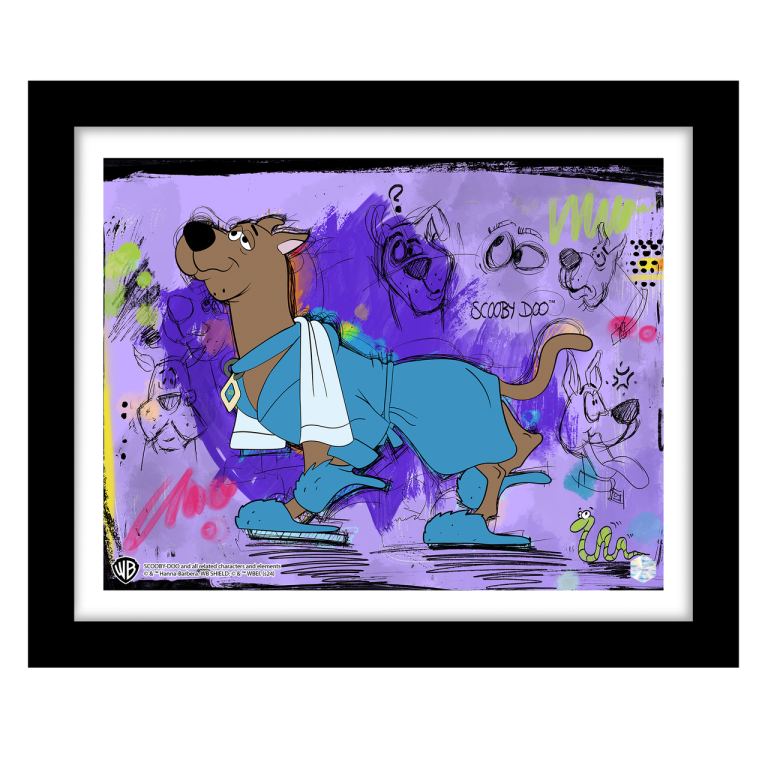 A Night of Fright is No Delight #1103 (Scooby-Doo Animation Cel Art Scene)