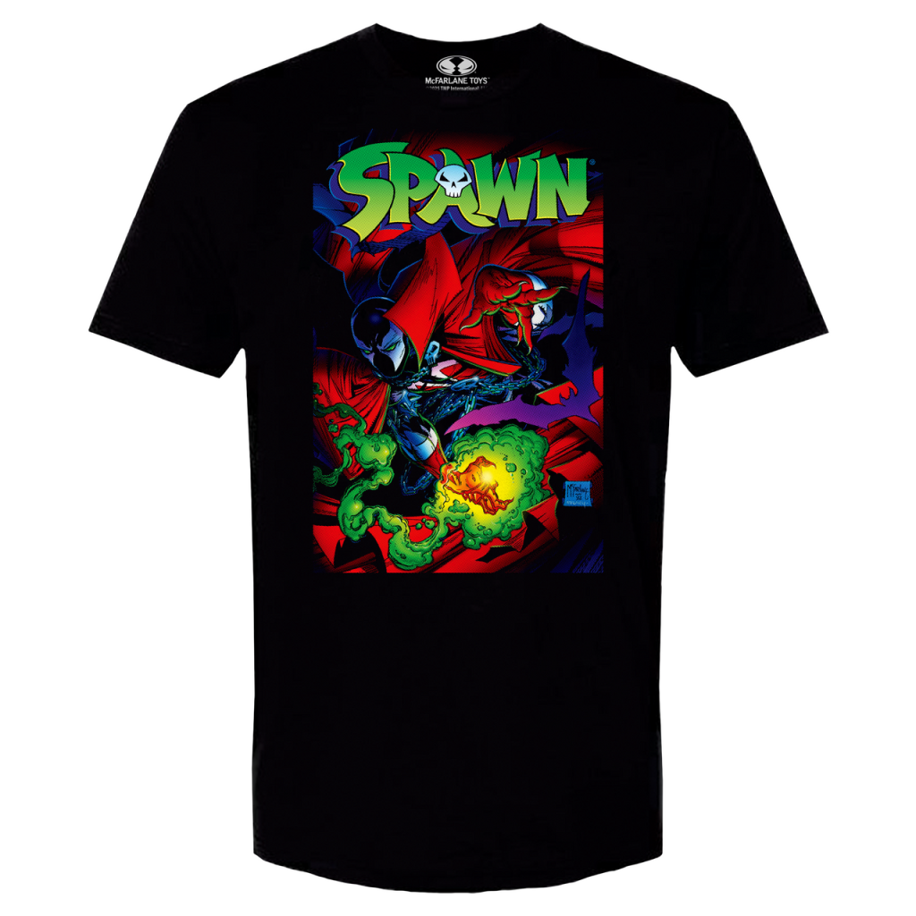 Spawn #1 Halftone Comic T-Shirt Black MTS Exclusive