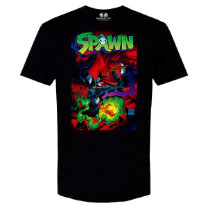 Spawn #1 Halftone Comic T-Shirt Black MTS Exclusive
