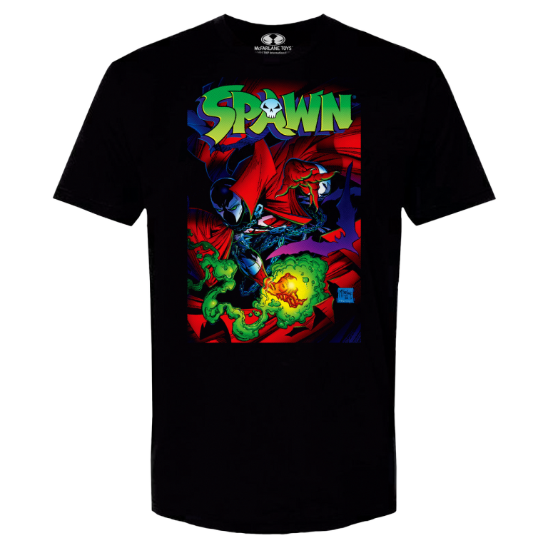 Spawn #1 Halftone Comic T-Shirt Black MTS Exclusive