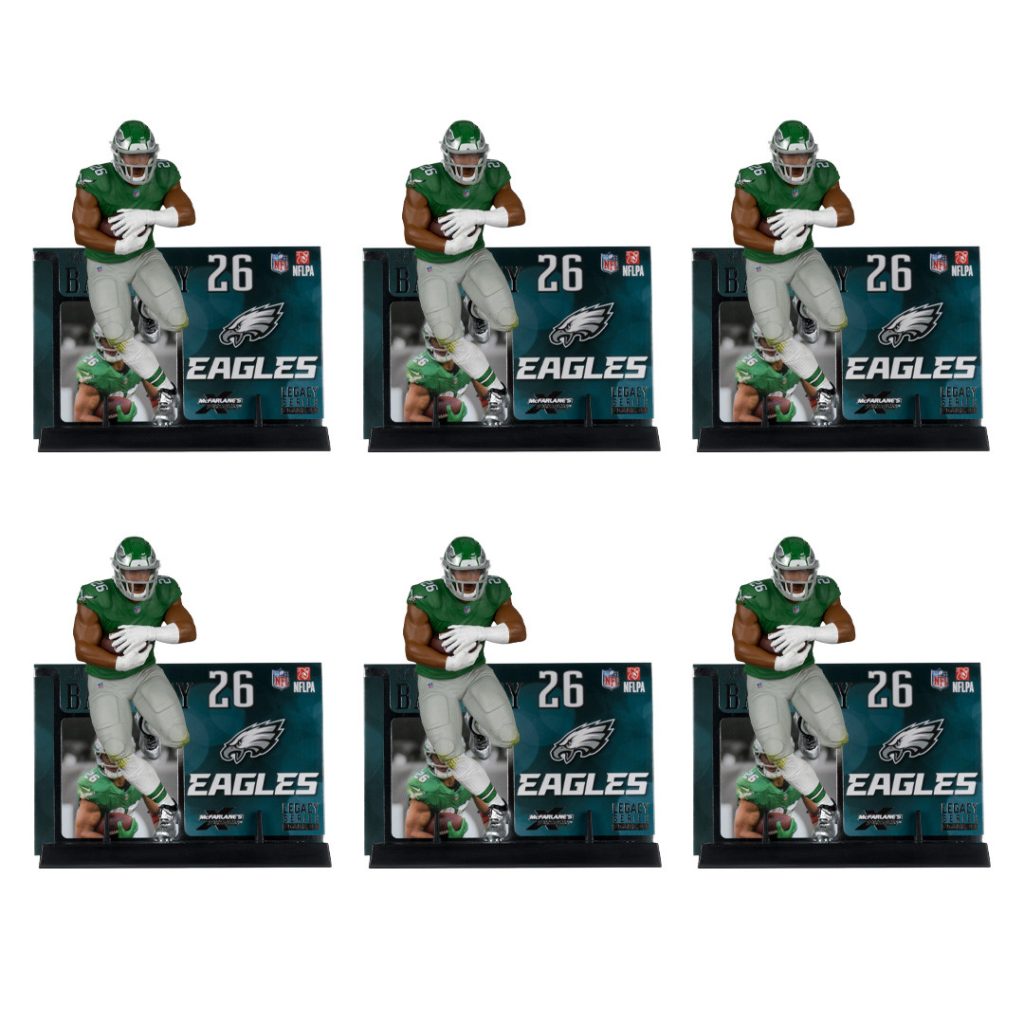 Saquon Barkley w/Classic Uniform – Kelly Green (Philadelphia Eagles) NFL Factory Sealed Case (6)
