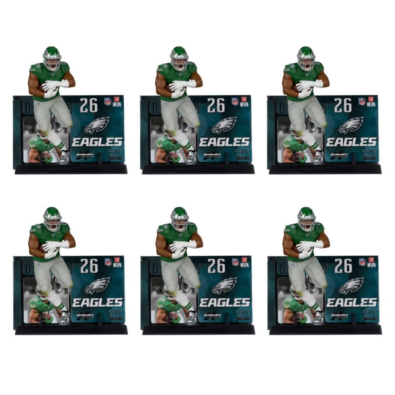 Saquon Barkley w/Classic Uniform – Kelly Green (Philadelphia Eagles) NFL Factory Sealed Case (6)