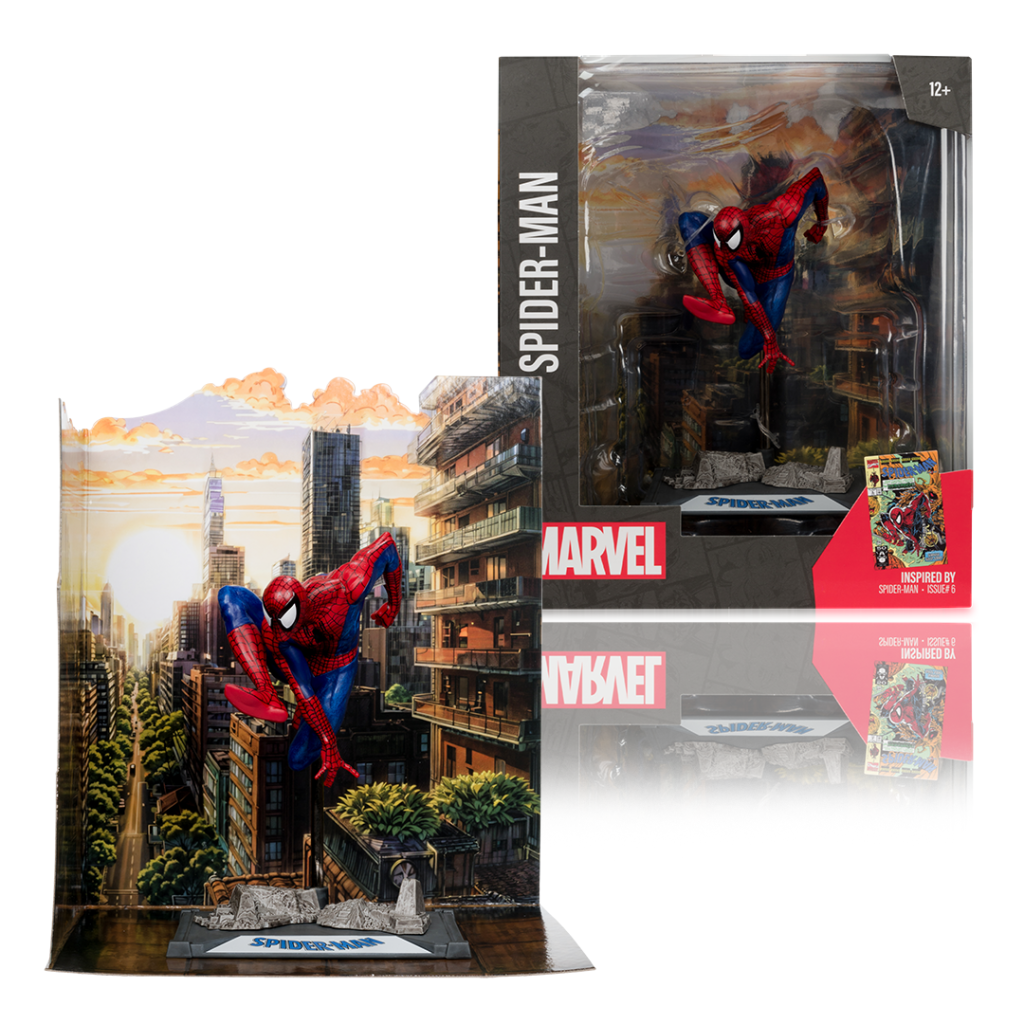 Spider-Man (Spider-Man #6)  1:10th Scale Posed Figure w/Scene