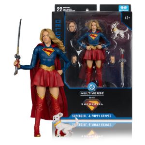 Supergirl and Baby Krypto (Supergirl Movie) Deluxe Theatrical Edition 7" Figure