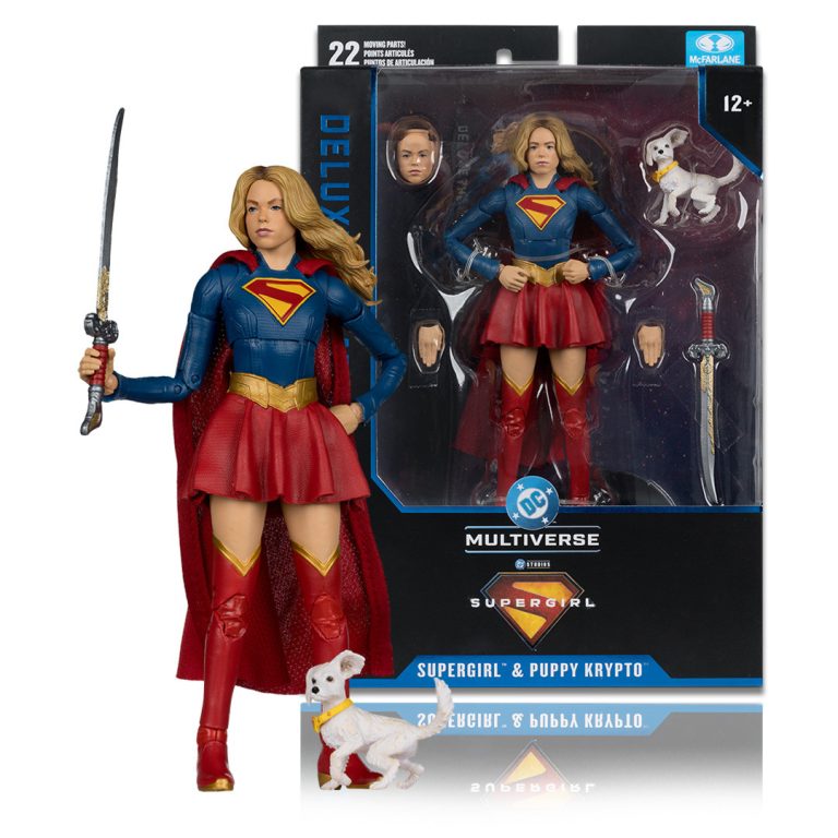 Supergirl and Baby Krypto (Supergirl Movie) Deluxe Theatrical Edition 7&Prime; Figure