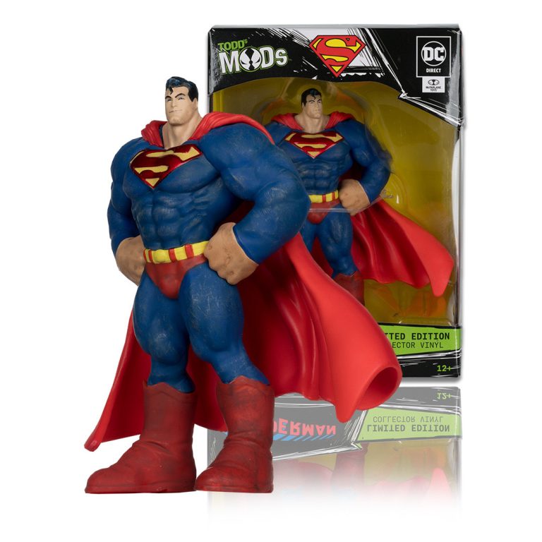 Superman (Todd&rsquo;s Mods) Limited Edition Collector Vinyl 4.5&Prime; Posed Figure