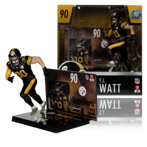 TJ Watt w/Color Rush Uniform (Pittsburgh Steelers) NFL 7" Figure McFarlane's SportsPicks