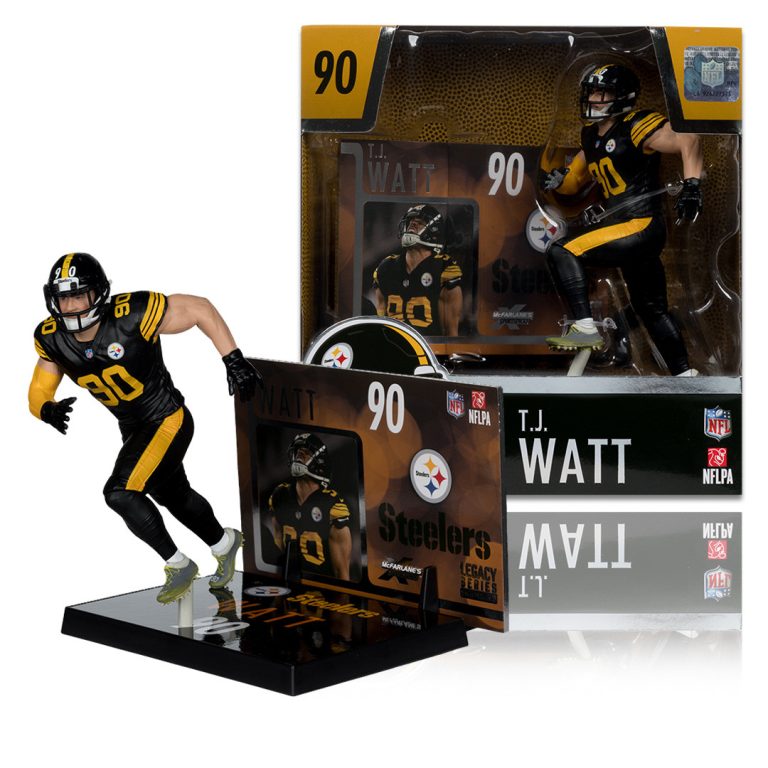 TJ Watt w/Color Rush Uniform (Pittsburgh Steelers) NFL 7&Prime; Figure McFarlane&rsquo;s SportsPicks