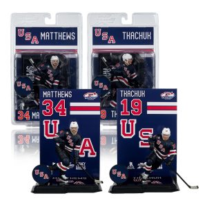 Auston Matthews/Matthew Tkachuk (USA Hockey) Olympics Bundle (2) 7" Figures