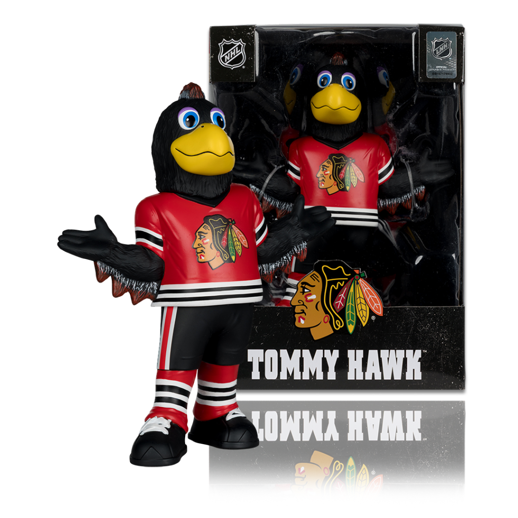 Tommy Hawk (Chicago Blackhawks) 8&Prime; Vinyl Mascot Figure