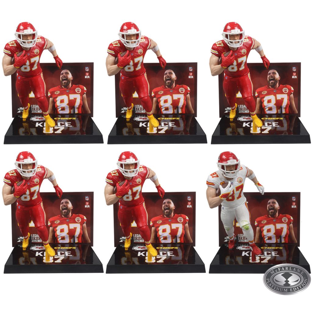 Travis Kelce (Kansas City Chiefs) NFL Factory Sealed Case (6) w/CHASE