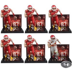 Travis Kelce (Kansas City Chiefs) NFL Factory Sealed Case (6) w/CHASE