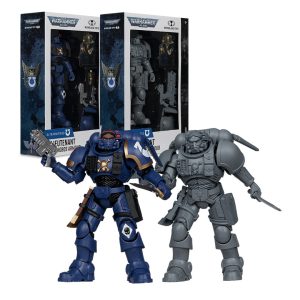 Lieutenant in Phobos Armor: Ultramarines with Artist Proof (Warhammer 40000) Bundle (2) 7"Figures