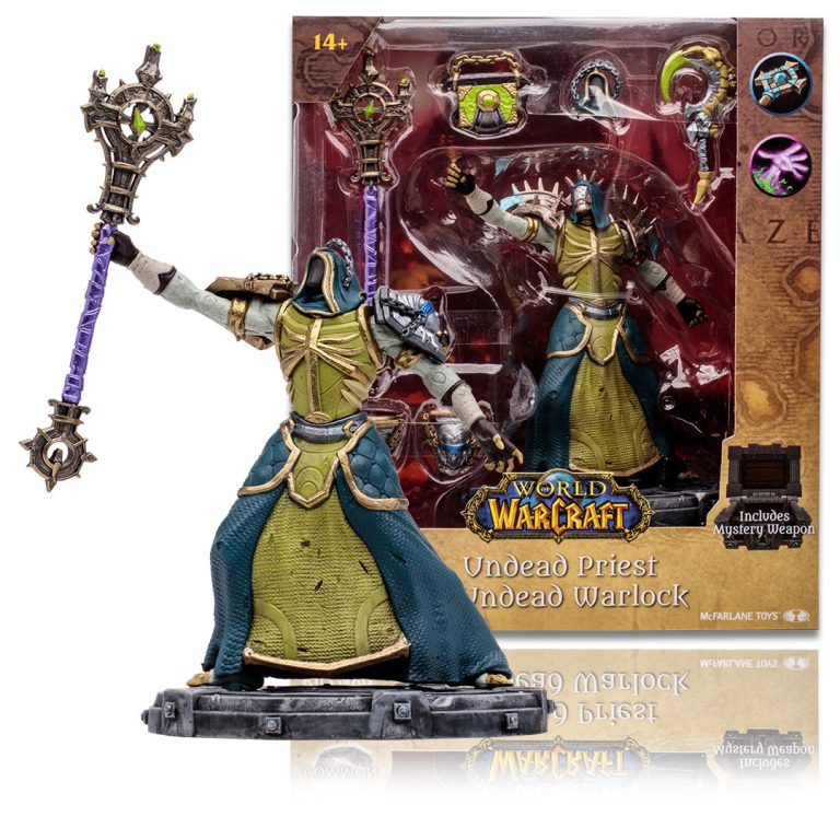 Undead Priest/Warlock (World of Warcraft) 1:12 Scale Posed Figure