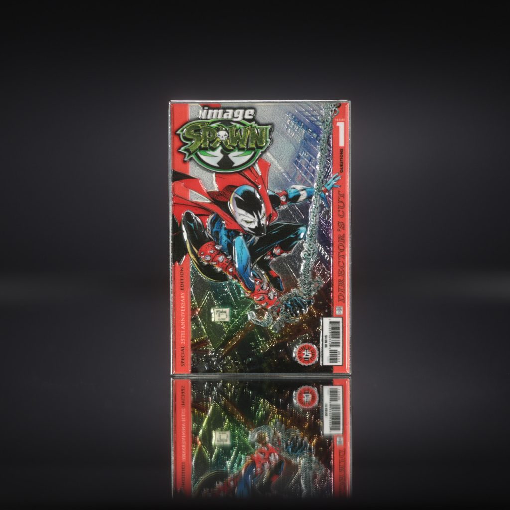 Spawn Comic Cover Series #1 25th Anniversary Director&rsquo;s Cut 3D Metal Pin
